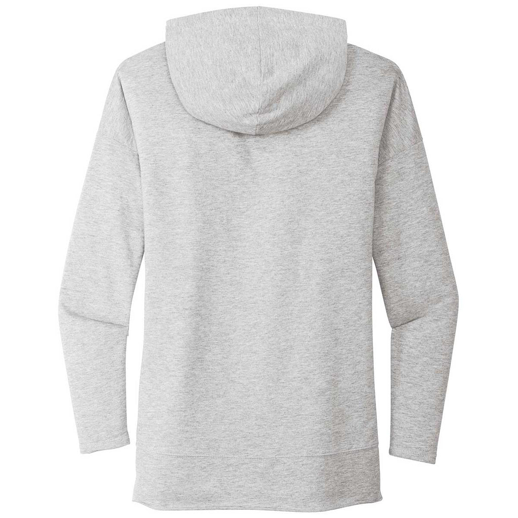District Women's Light Heather Grey Featherweight French Terry Hoodie