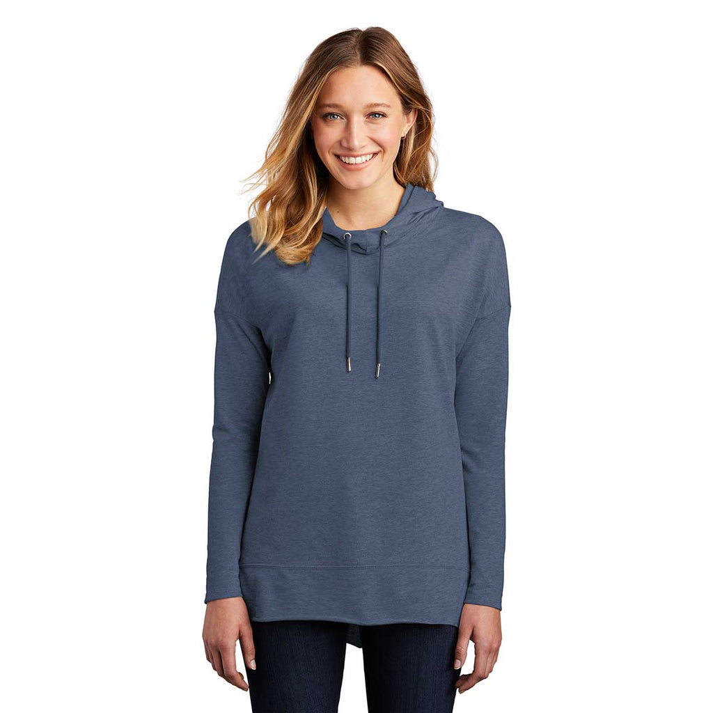 District Women's Washed Indigo Featherweight French Terry Hoodie