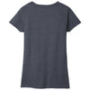 District Women's Heathered Navy Re-Tee V-Neck