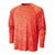 BAW Men's Orange Vintage Heather Dry-Tek Long Sleeve Shirt