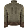 Drake Waterfowl Men's Olive/Brown Two-Tone Double Down Quarter Zip