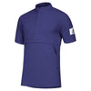 adidas Men's Collegiate Purple/White Game Mode Short Sleeve Quarter Zip