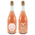 A+ Wines Clear Etched Sparkling Coppola Sofia Rose with 1 Color Fill