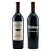 A+ Wines Black Etched Franciscan Cabernet with 1 Color Fill