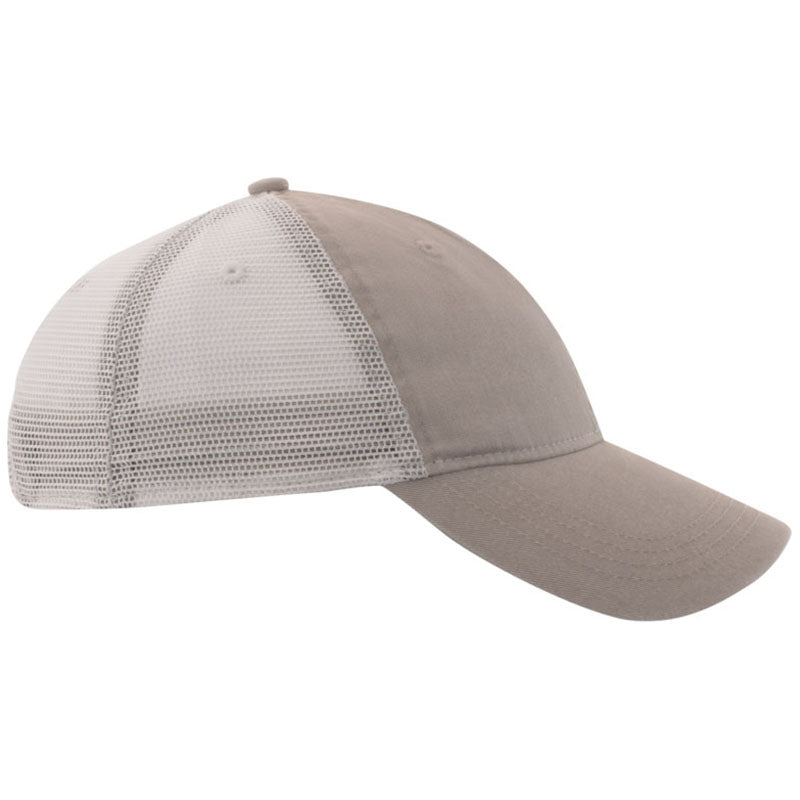 Ahead Cobblestone/White Mesh Solana Cap