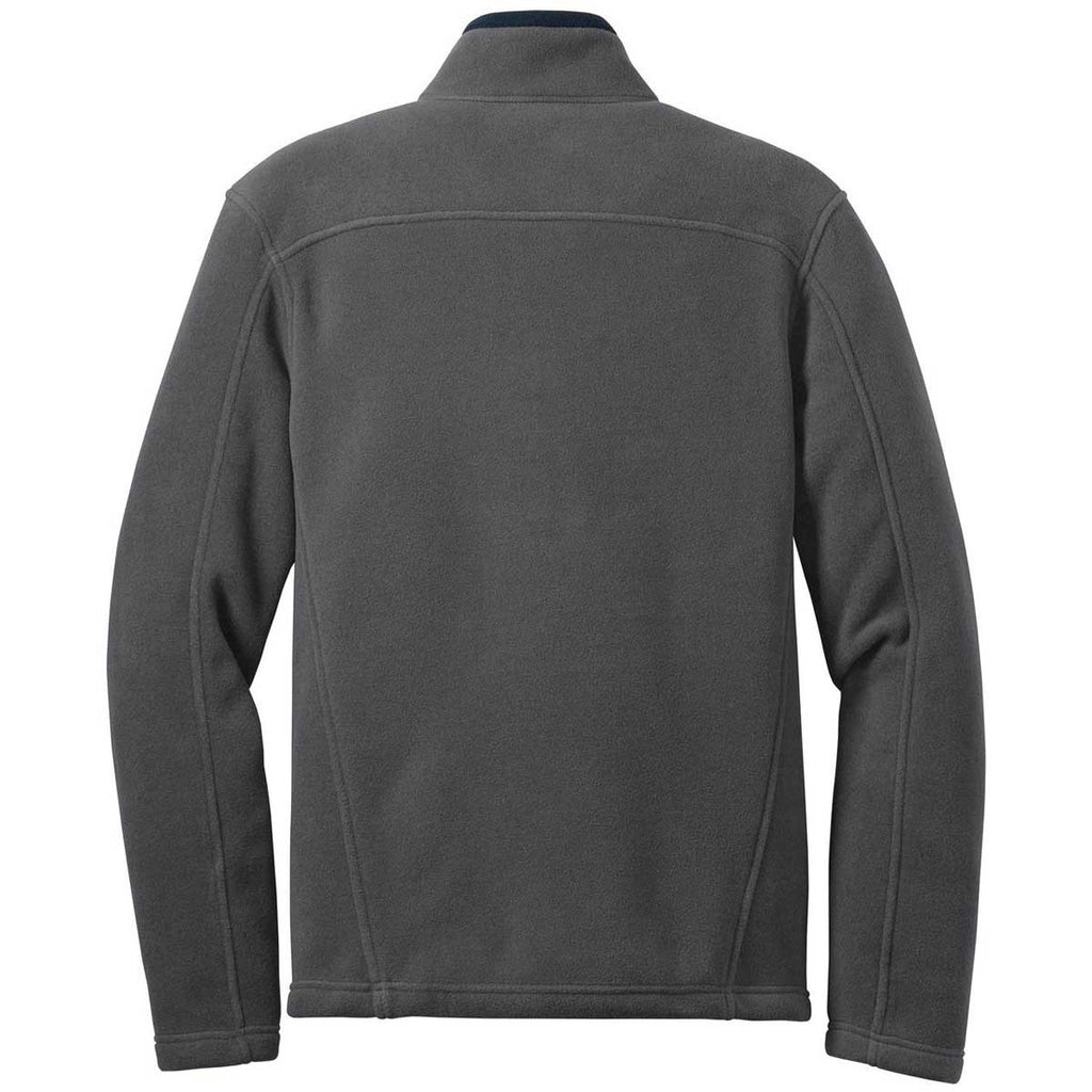 Eddie Bauer Men's Grey Steel Full-Zip Fleece Jacket