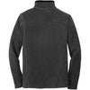 Eddie Bauer Men's Grey Steel Quarter-Zip Fleece Pullover