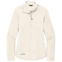 Eddie Bauer Women's Ivory Half Zip Microfleece Jacket
