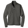 Eddie Bauer Men's Grey Steel Dash Full-Zip Fleece Jacket