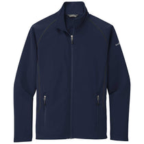 Eddie Bauer Men's River Blue Smooth Fleece Base Layer Full-Zip