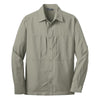 Eddie Bauer Men's Driftwood Beige L/S Performance Travel Shirt