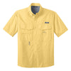 Eddie Bauer Men's Goldenrod Yellow S/S Fishing Shirt