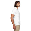 Econscious Men's White Organic Cotton Jersey Short-Sleeve Polo