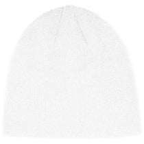 adidas White Cuffless Knit Beanie