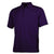 BAW Men's Purple Eco Cool Tek Short Sleeve Polo
