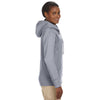 Econscious Women's Athletic Grey Organic/Recycled Heathered Fleece Full-Zip Hoodie