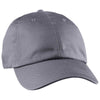 Econscious Charcoal Recylced Polyester Unstructured Baseball Cap