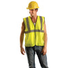 OccuNomix Men's Yellow High Visibility Value Mesh Standard Vest