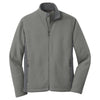 Port Authority Men's Deep Smoke/Battleship Grey Colorblock Value Fleece Jacket