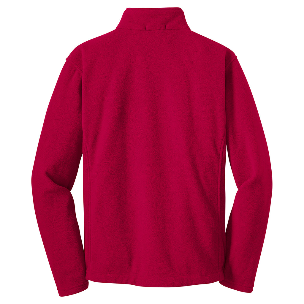 Port Authority Men's True Red Value Fleece Jacket