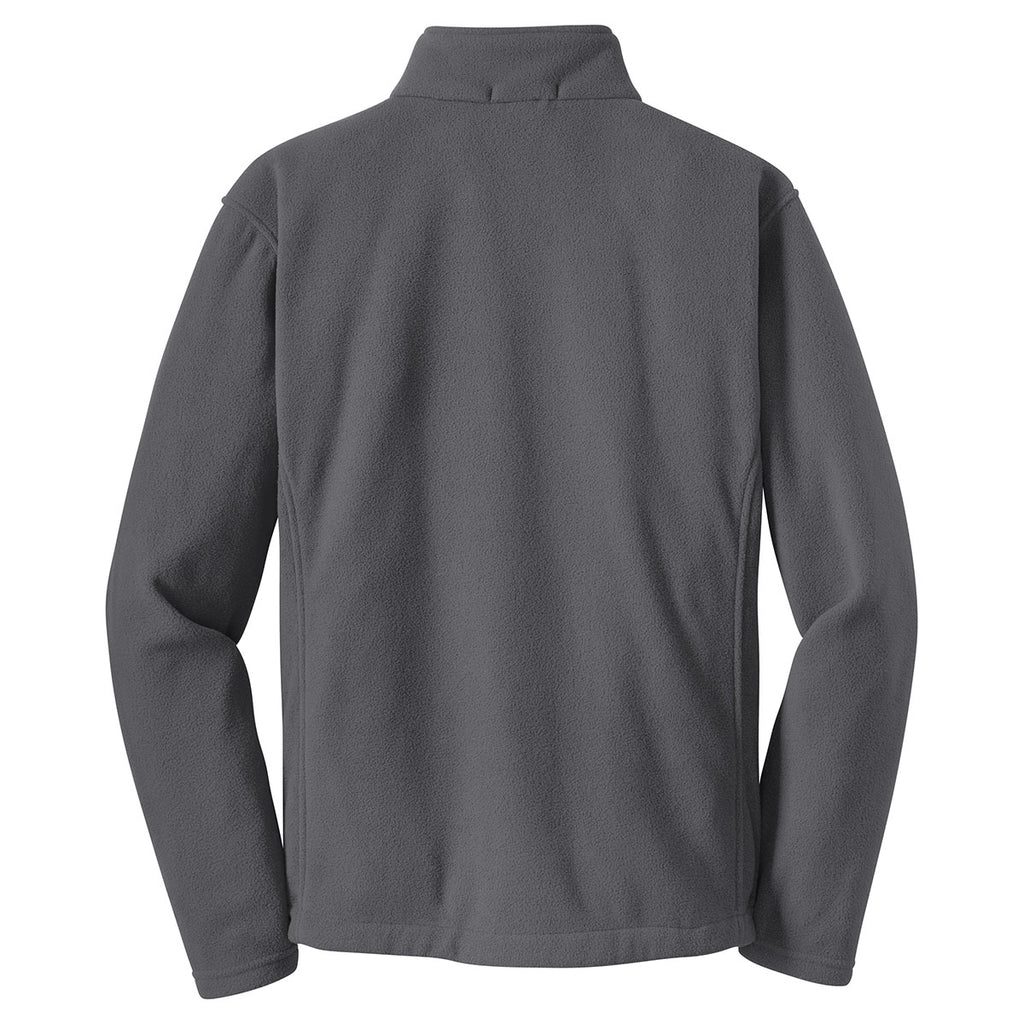 Port Authority Men's Iron Grey Value Fleece 1/4-Zip Pullover