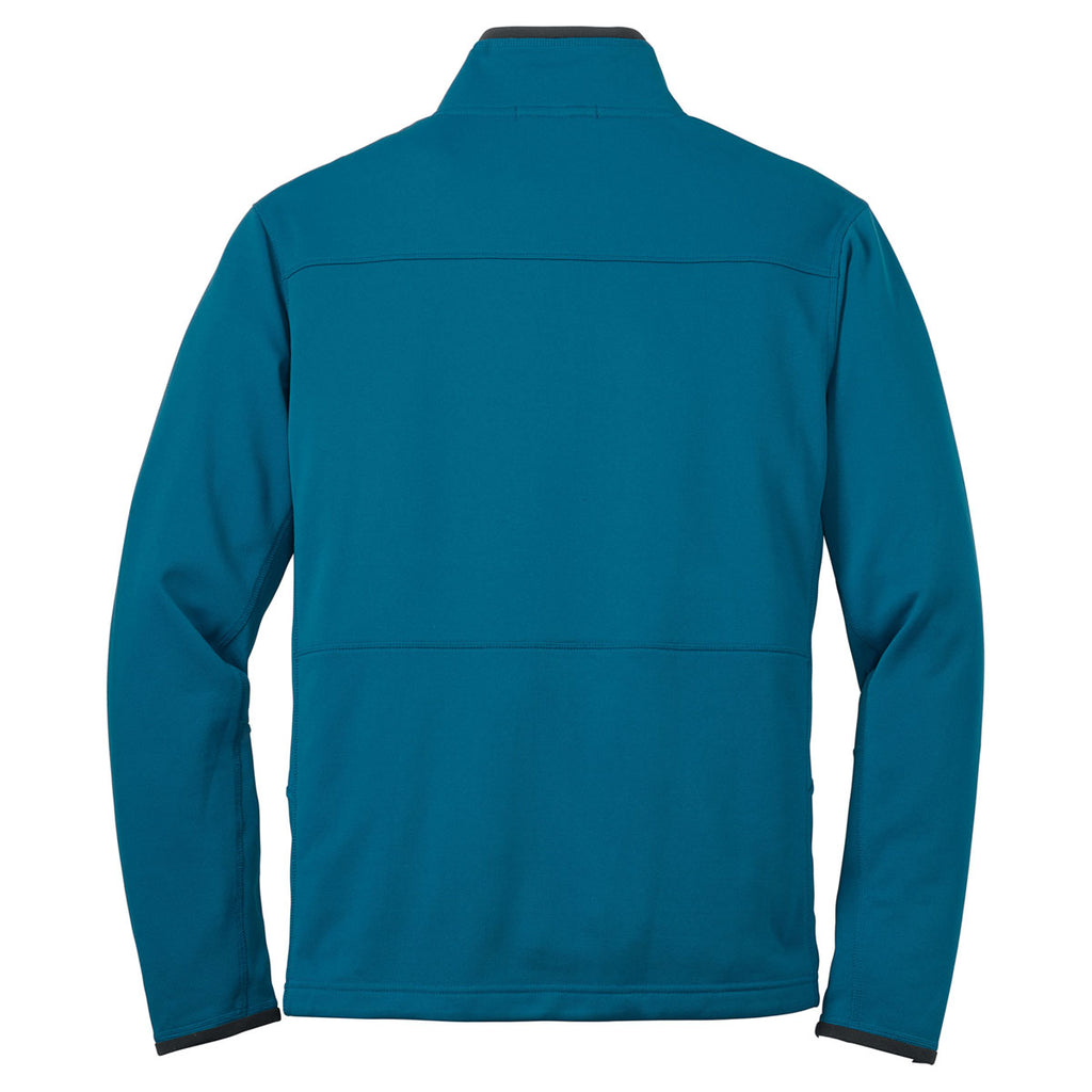 Port Authority Men's Blue Glacier Pique Fleece Jacket