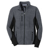 Port Authority Men's Charcoal Heather/Black R-Tek Pro Fleece Full-Zip Jacket