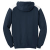 Sport-Tek Men's True Navy Pullover Hooded Sweatshirt with Contrast Color