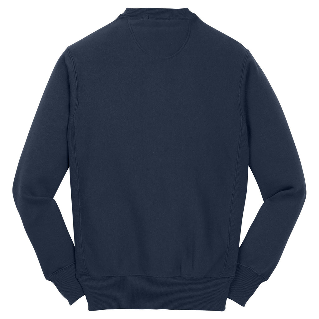 Sport-Tek Men's True Navy Super Heavyweight Crewneck Sweatshirt