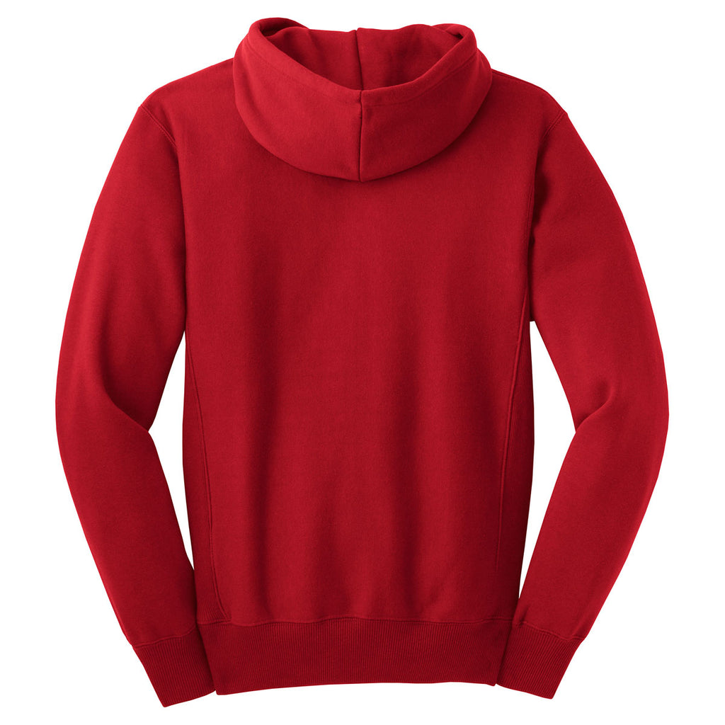 Sport-Tek Men's Red Super Heavyweight Pullover Hooded Sweatshirt