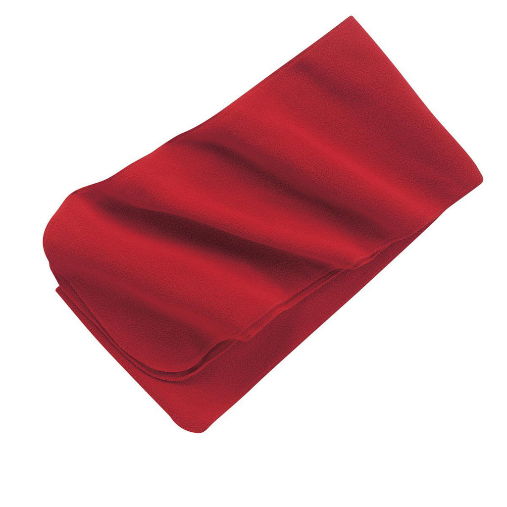 Port Authority Red Extra Long Fleece Scarf