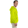 Gildan Unisex Safety Green DryBlend 9 oz. 50/50 Full Zip Hoodie