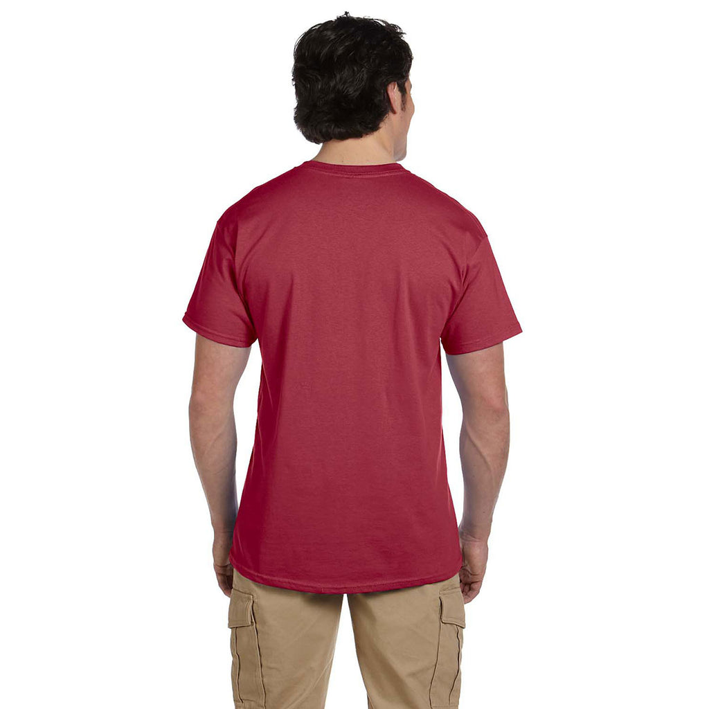 Gildan Men's Heather Cardinal Ultra Cotton 6 oz. T-Shirt