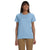 Gildan Women's Light Blue Ultra Cotton 6 oz. T-Shirt