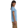 Gildan Women's Light Blue Ultra Cotton 6 oz. T-Shirt