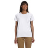 Gildan Women's White Ultra Cotton 6 oz. T-Shirt