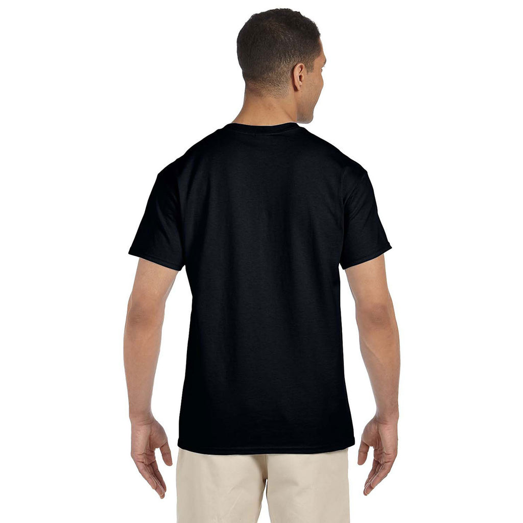 Gildan Unisex Black Ultra Cotton Pocket T-Shirt