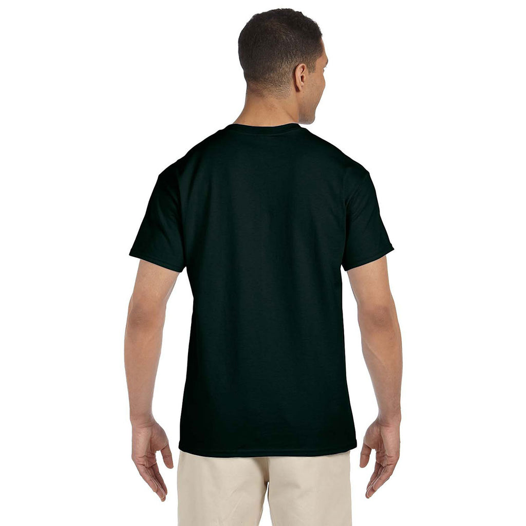 Gildan Unisex Forest Green Ultra Cotton Pocket T-Shirt