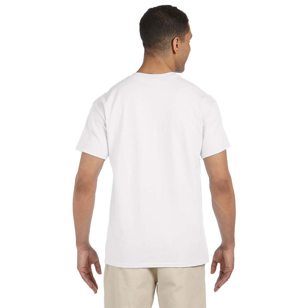 Gildan Unisex White Ultra Cotton Pocket T-Shirt