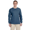 Gildan Men's Indigo Blue Ultra Cotton Long Sleeve T-Shirt