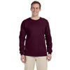 Gildan Men's Maroon Ultra Cotton Long Sleeve T-Shirt