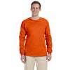 Gildan Men's Orange Ultra Cotton Long Sleeve T-Shirt