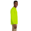 Gildan Men's Safety Green Ultra Cotton 6 oz. Long-Sleeve Pocket T-Shirt