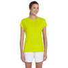 Gildan Women's Safety Green Performance 5 oz. T-Shirt