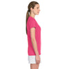Gildan Women's Safety Pink Performance 5 oz. T-Shirt