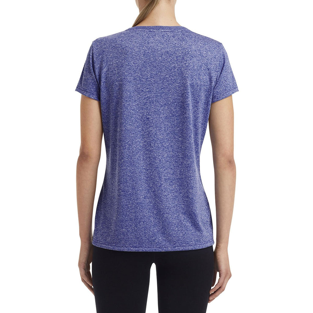 Gildan Women's Heather Sport Purple Performance Core T-Shirt