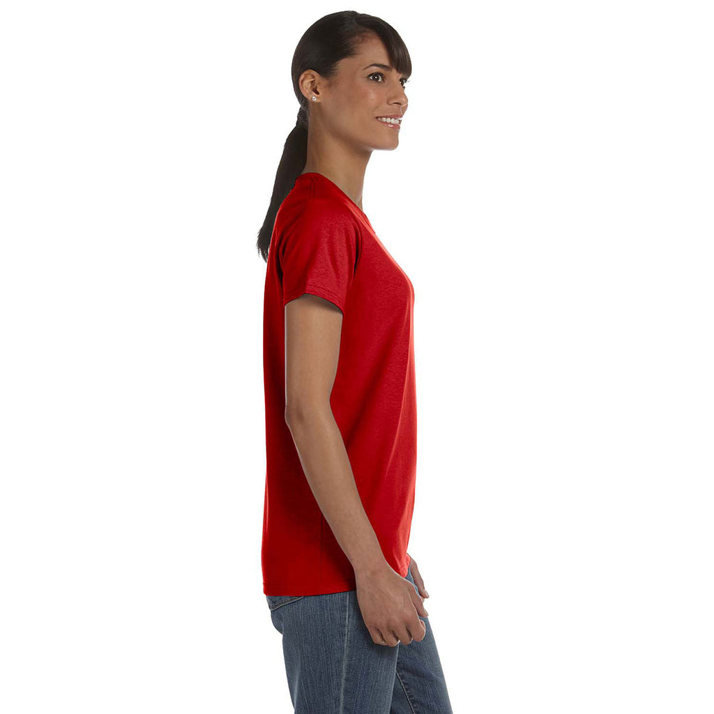 Gildan Women's Red 5.3 oz. T-Shirt