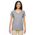 Gildan Women's Sport Grey 5.3 oz. V-Neck T-Shirt