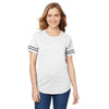 Gildan Women's Ash Grey/Graphite Heather Heavy Cotton Victory T-Shirt