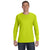 Gildan Men's Safety Green 5.3 oz. Long Sleeve T-Shirt